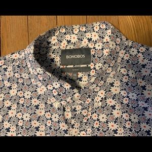 Bonobos Fun Slim Fit Floral Short Sleeve Shirt